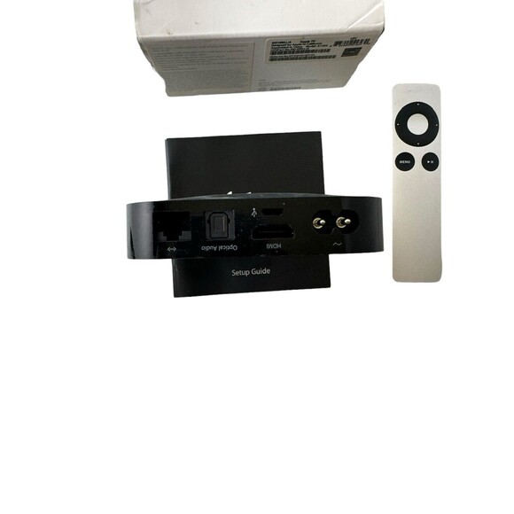 Apple TV 2nd Generation A1378 Streaming Media Player MC572LL/A- W/ Remote-Tested - Picture 3 of 12